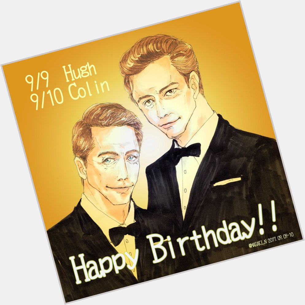 Happy Birthday Hugh Grant and Colin Firth! 