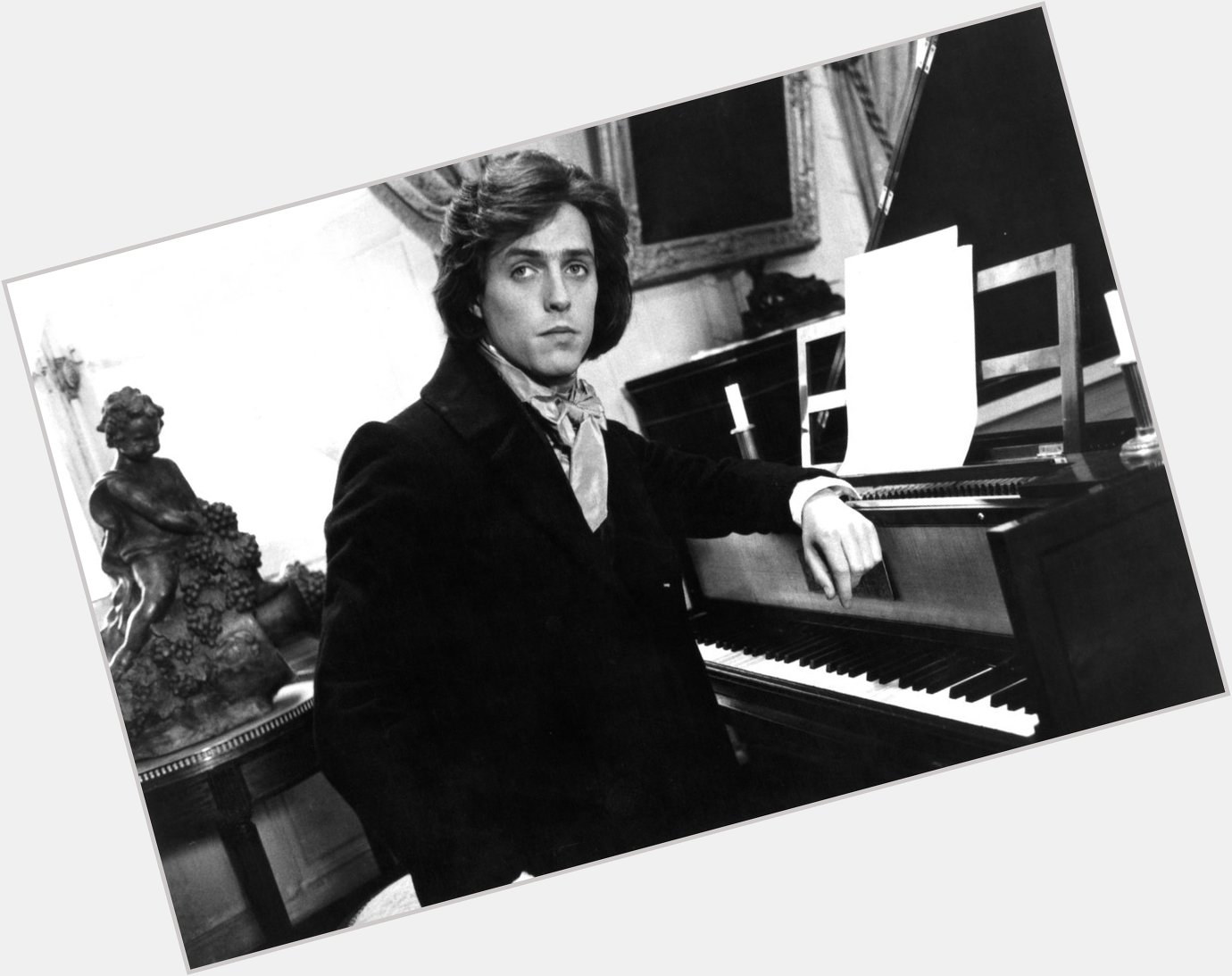 Happy 60th birthday to actor Hugh Grant. Please enjoy him as Frédéric Chopin from the 1991 film, Impromptu 