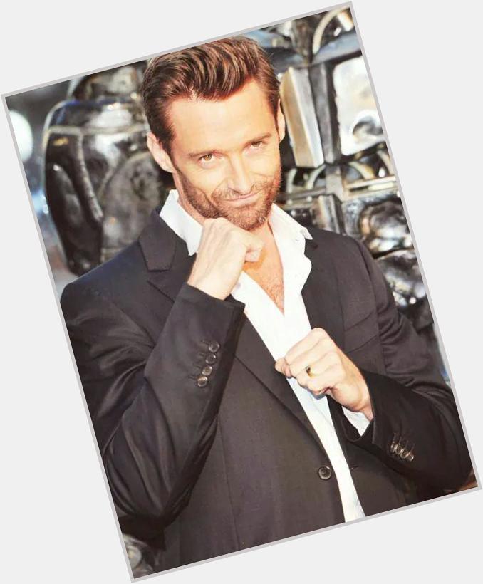 Today we say happy birthday to the gorgeous Hugh Jackman... He could go all Wolverine on us anytime  :) 
