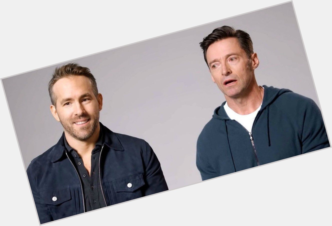 Ryan Reynolds wished Hugh Jackman a happy birthday as only he could.  