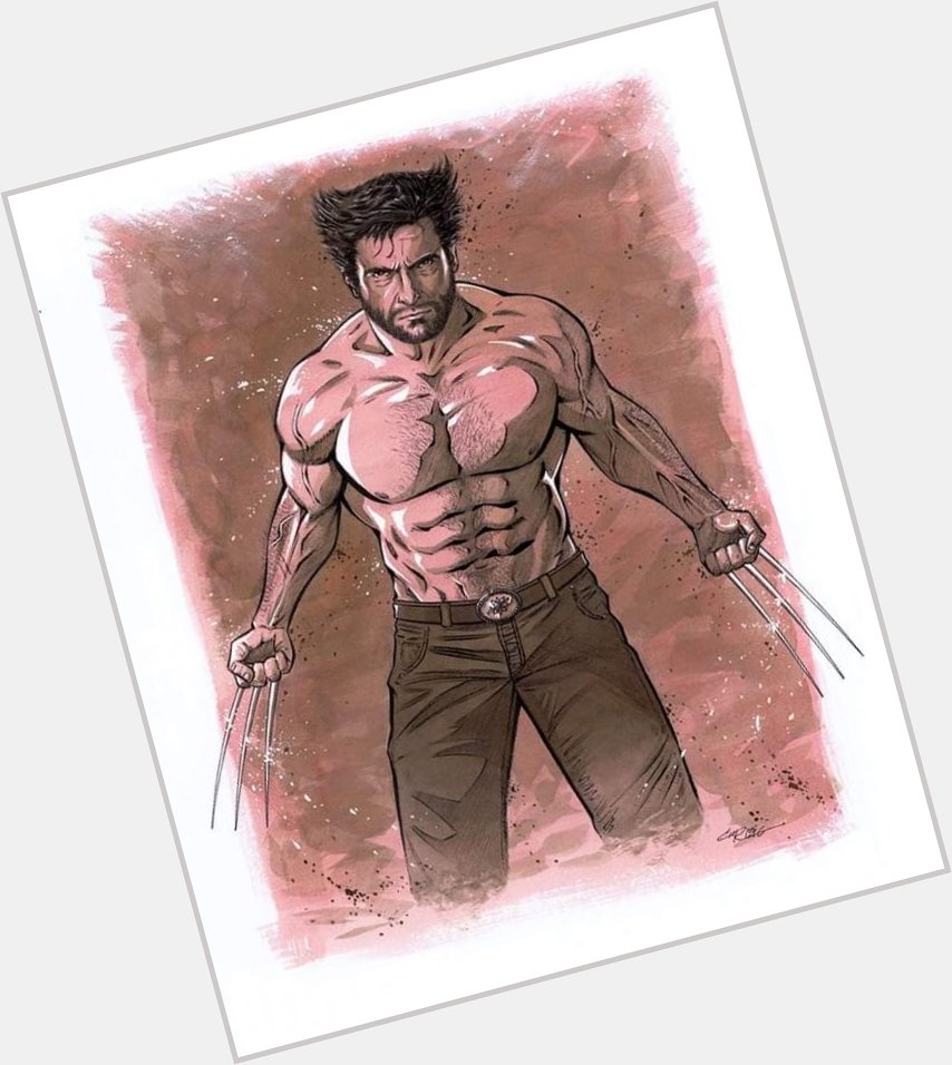 Happy Birthday Hugh Jackman!! The best there is at what he does. Art by Chris Ring 