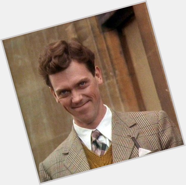  Happy birthday, Hugh Laurie. Seen here as my favourite character of his, Bertie Wooster. 
