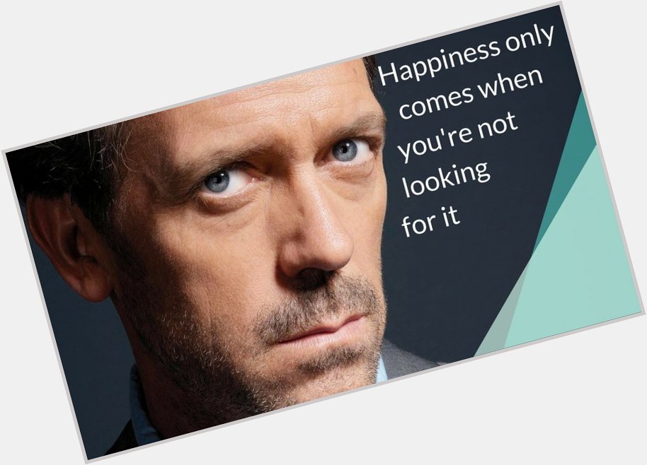 Happy 58th birthday to Hugh Laurie! 