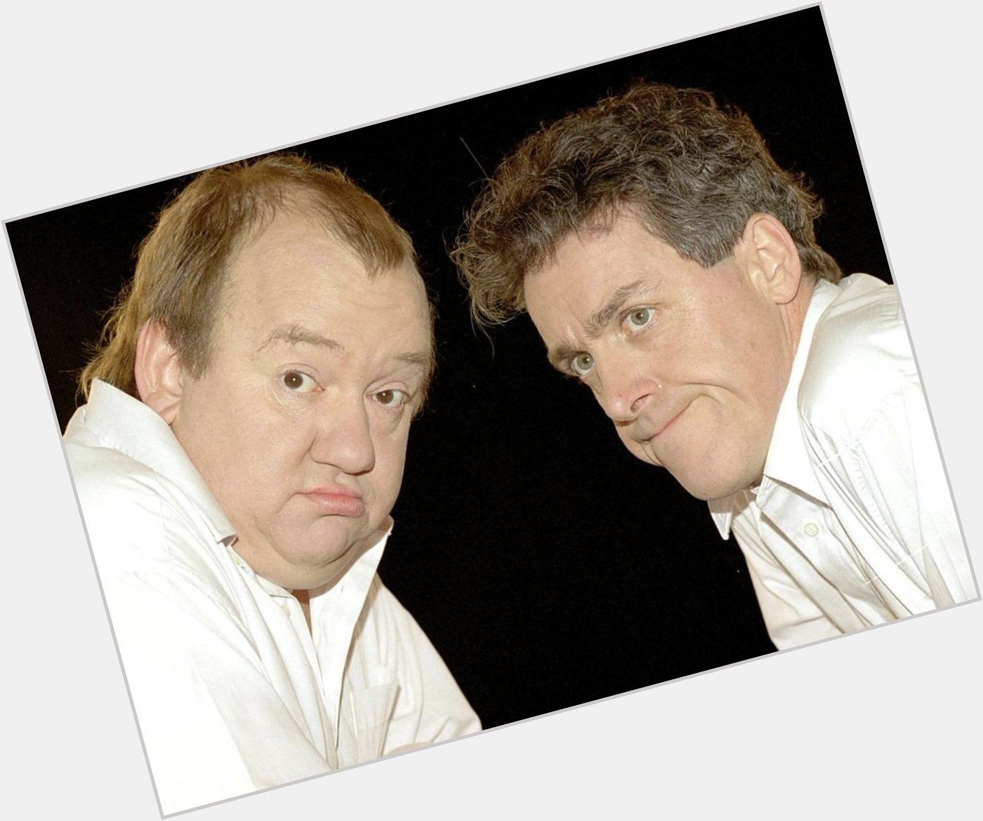 Happy birthday Hugh Laurie, seen here on the right with his comedy partner Stephen Fry. Born on this day in 1959 