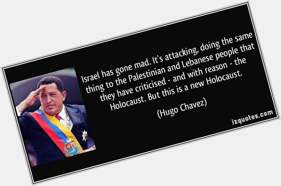 Happy Birthday President Hugo Chavez. 