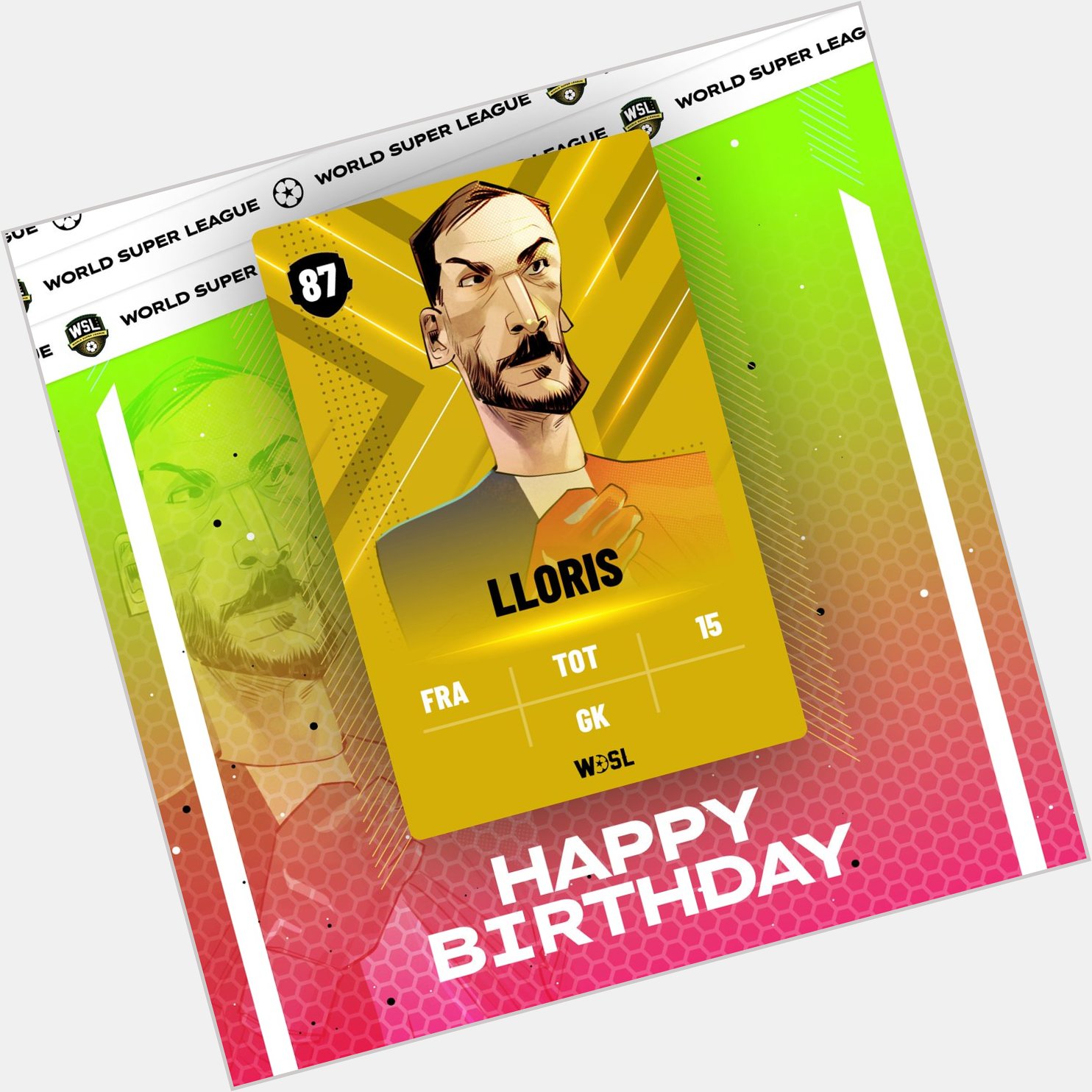 Happy 36th Birthday to Hugo Lloris  Check our card on  