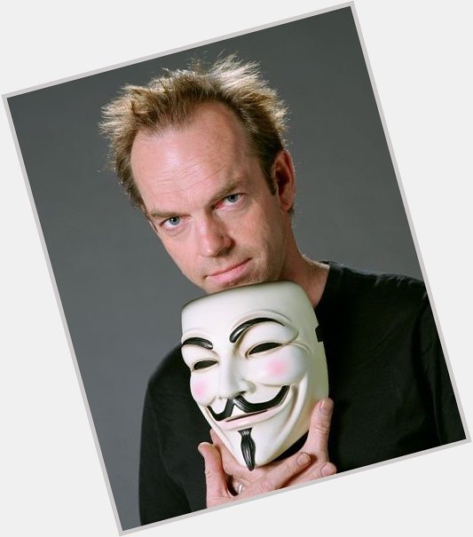 Happy birthday to the man behind the mask, Hugo Weaving! 