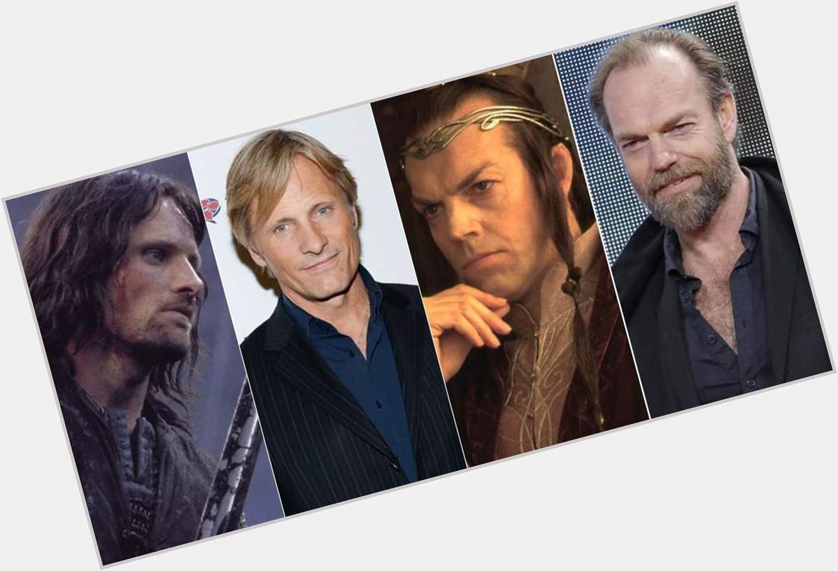 Happy Birthday to Hugo Weaving, who starred with Viggo Mortensen in the LOTR Trilogy 