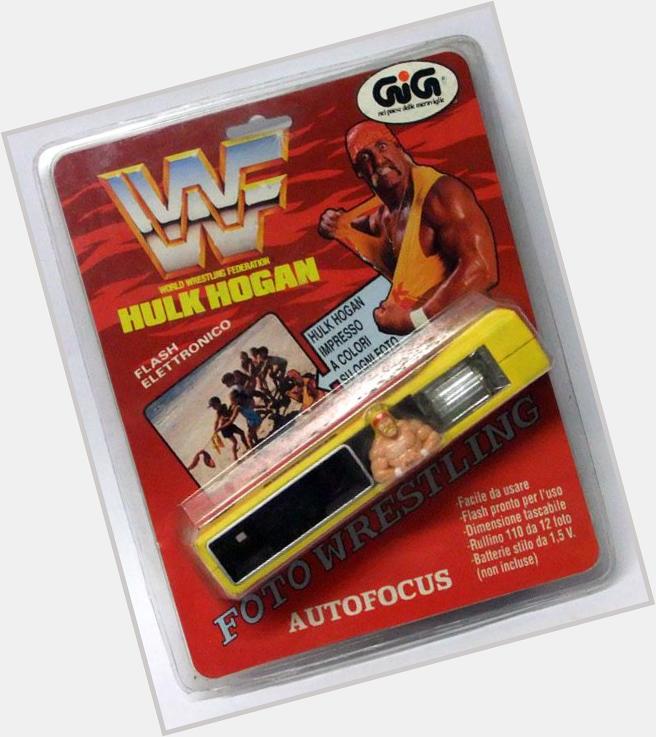 Happy 62nd Birthday to today\s über-cool celebrity with his über-cool self-branded 110 Instamatic camera: HULK HOGAN 