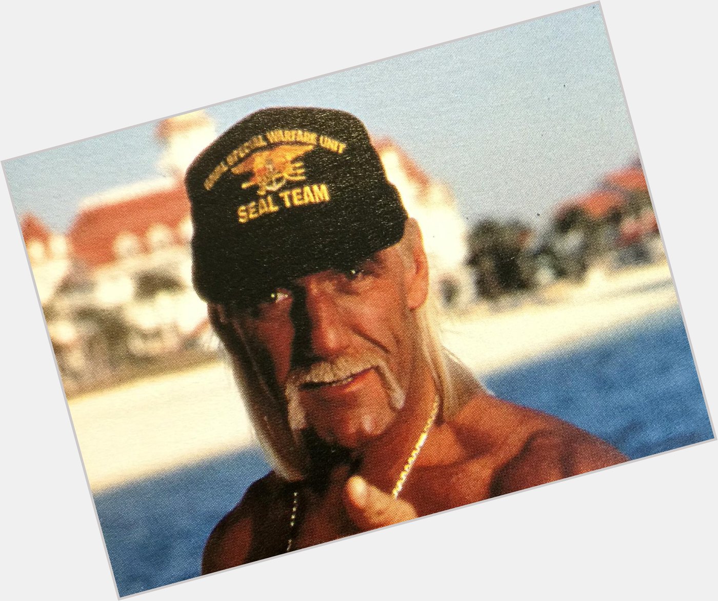 Happy Birthday to Hulk Hogan, who brought thunder to Bay Lake in 1993! We\d post a video, but he\d make us delete it. 