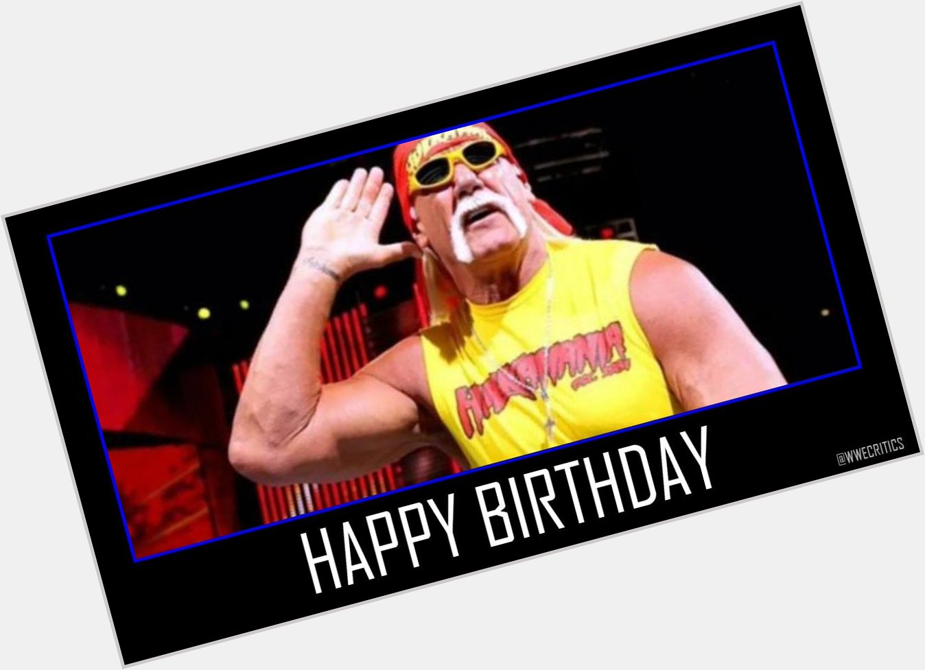 Happy 66th Birthday to Hulk Hogan. 