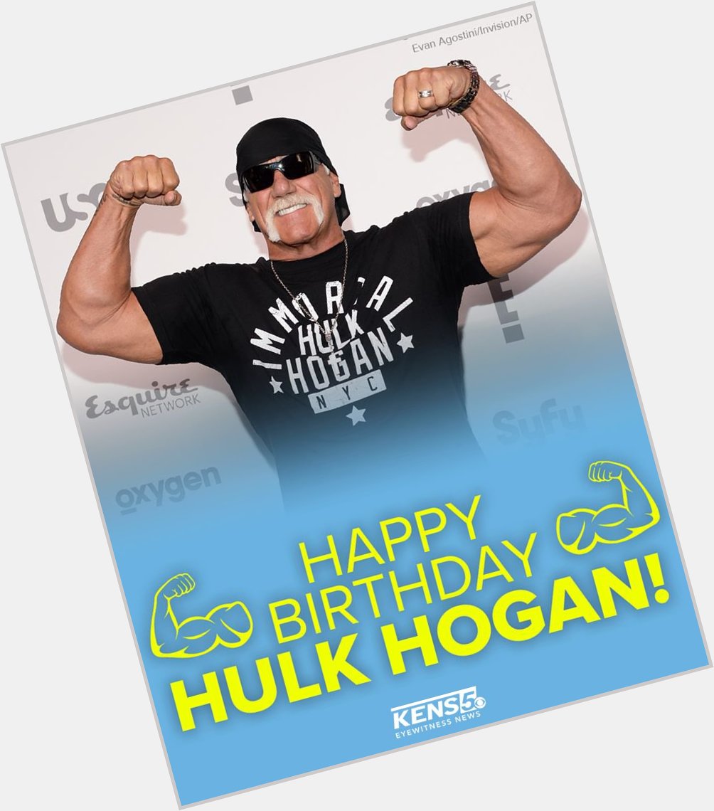 Happy 67th birthday to wrestling superstar Hulk Hogan! 