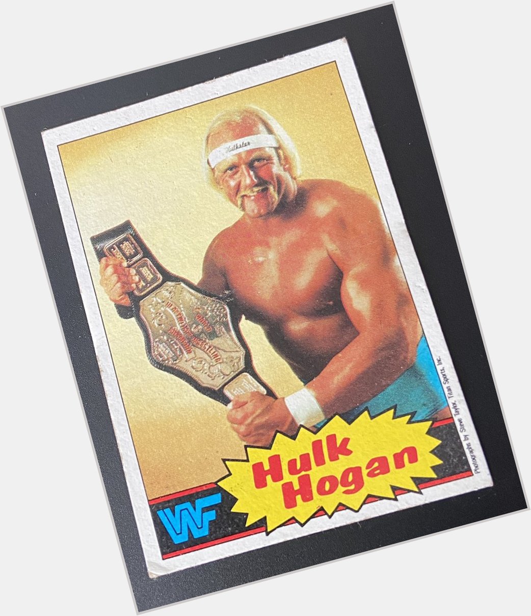 Happy Birthday Hulk Hogan 

Show me your cards.    