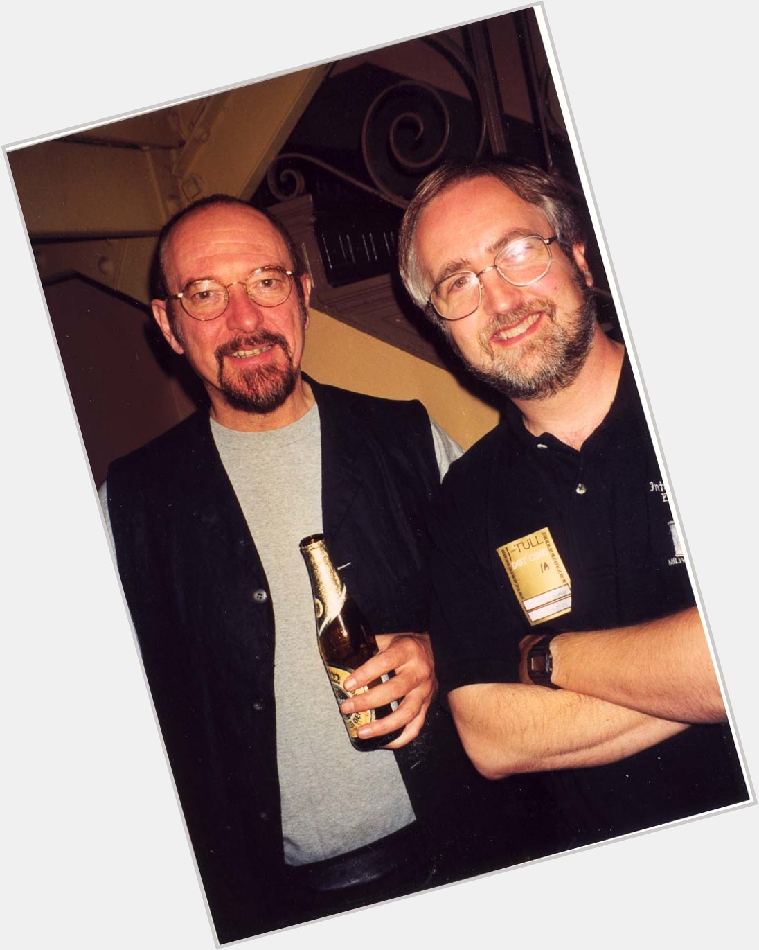 Happy 70th Birthday to IAN ANDERSON An inspiration and a friend (pic of us from 1999 Chicago). 