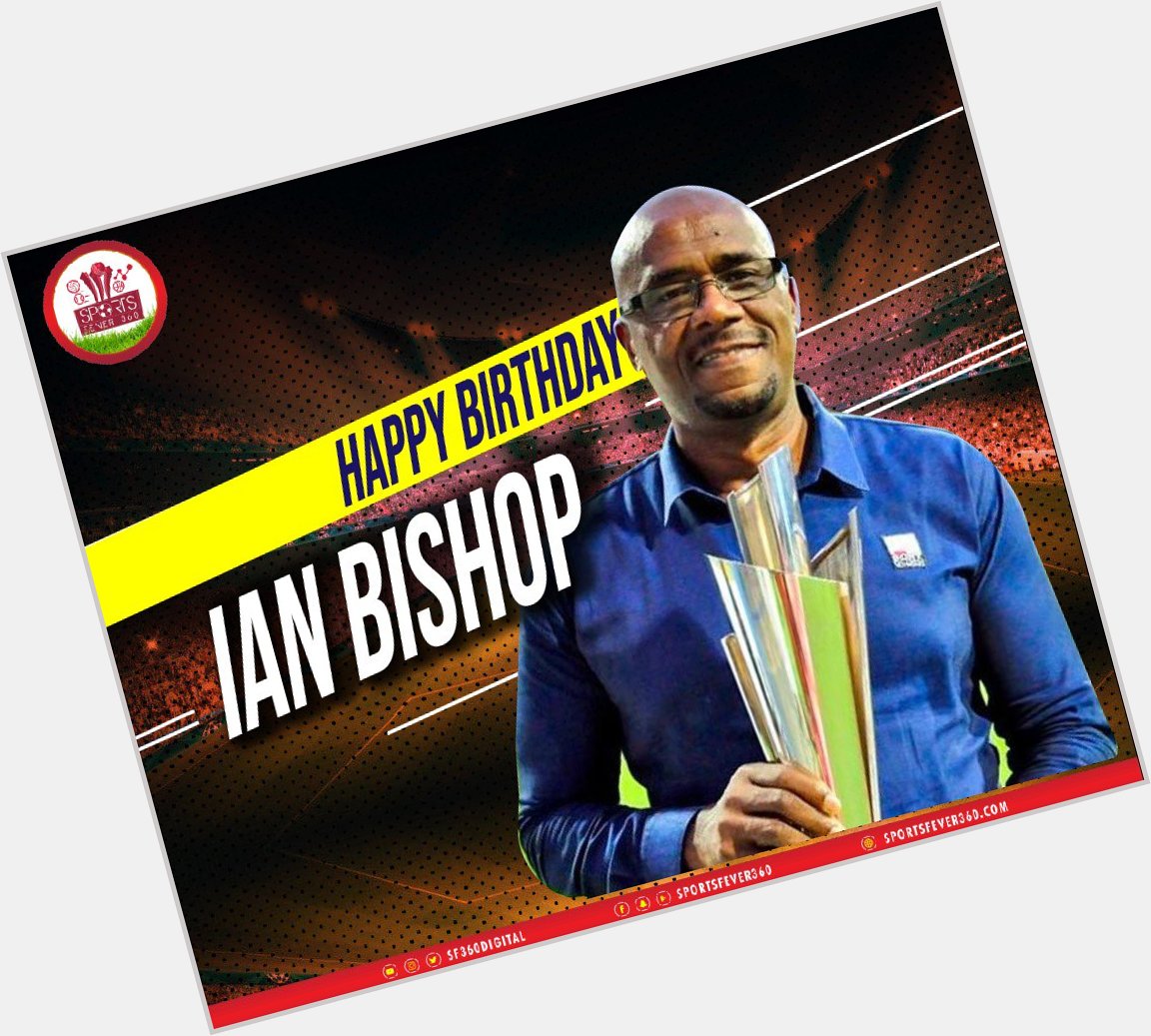 Happy birthday to the ace cricketer & commentator, Ian Bishop   