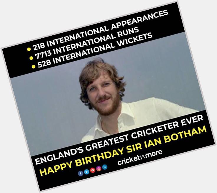 Happy Birthday to England finest all-rounder Sir Ian Botham. 