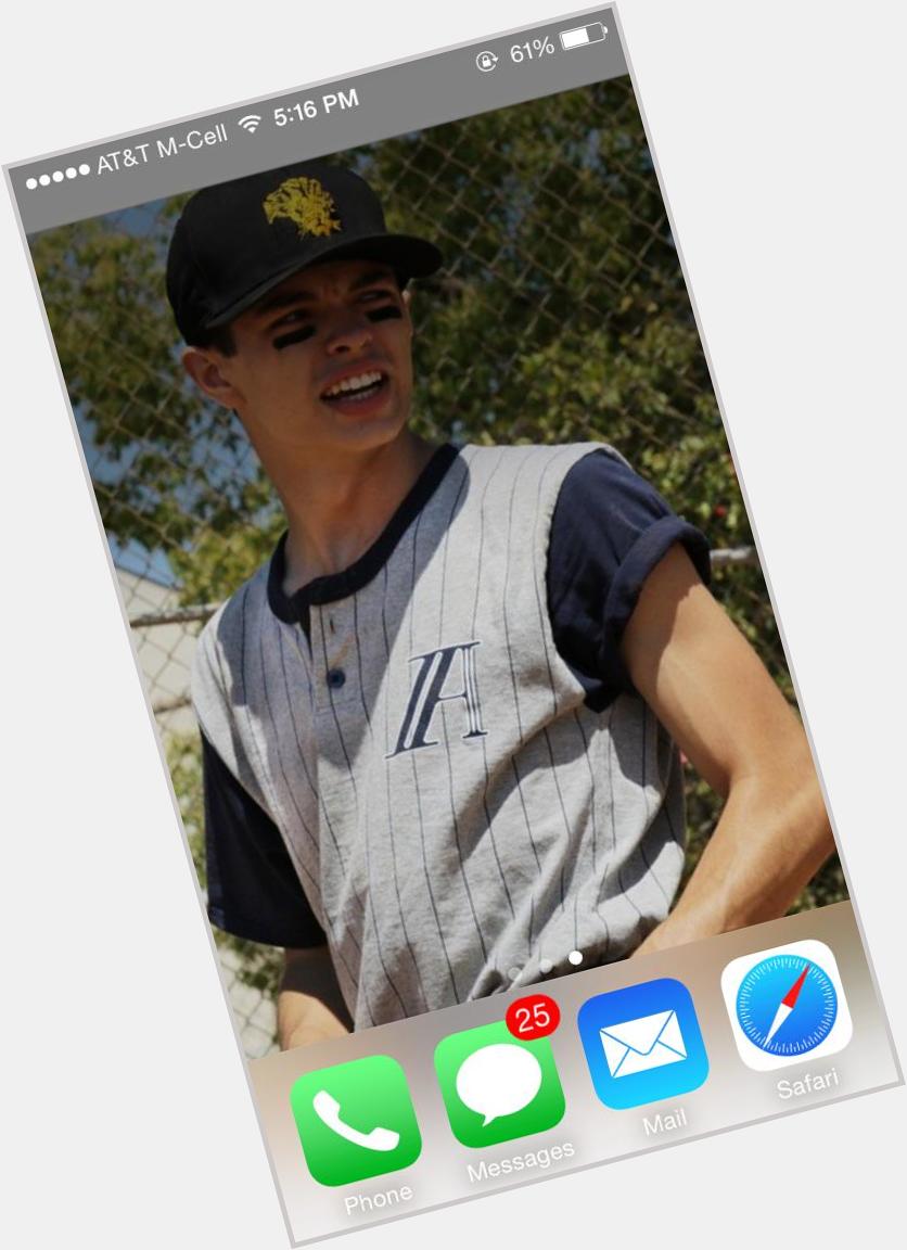 Happy Birthday to the babe on my wallpaper   