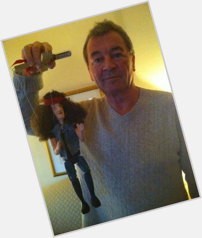  Happy birthday to Ian Gillan and his alter ego Garth ( I carved that for him) 