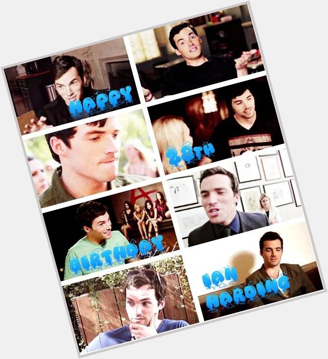  Happy birthday to my favourite person in the world I love you so much. Happy Birthday Ian Harding   xx 