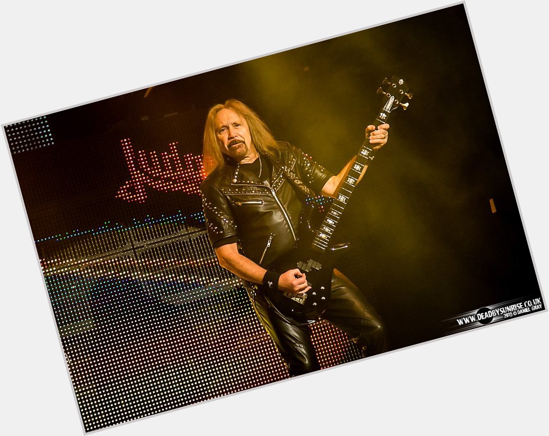 Happy birthday to bassist Ian Hill  Here he is looking good in 2015  