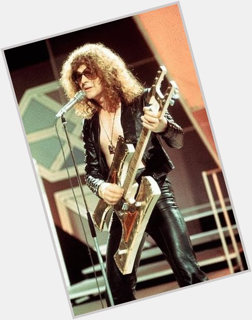   Happy Birthday to Ian Hunter
pictured here, with his famous H guitar 