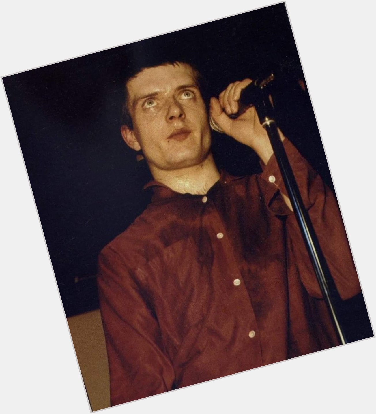 Happy birthday Ian Kevin Curtis! 
July 15th, 1956, Stretford UK.   