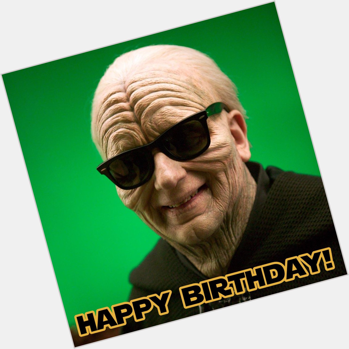 Today we want to send Happy Birthday wishes to the man, the myth, the Sith... Ian McDiarmid! -B- 