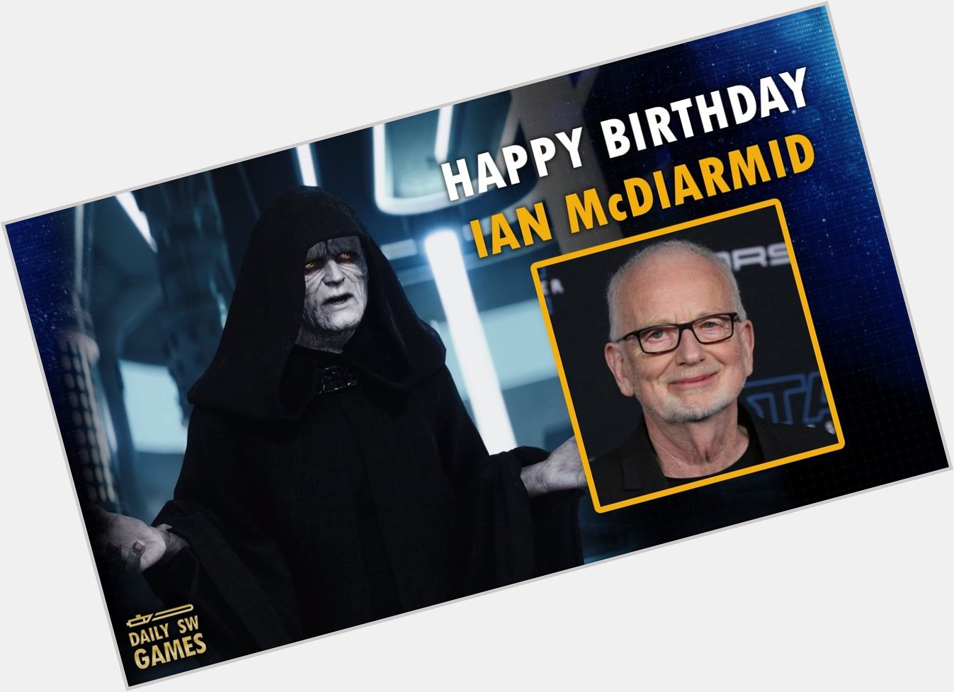 Happy birthday to the Galactic Emperor himself, Ian McDiarmid! 