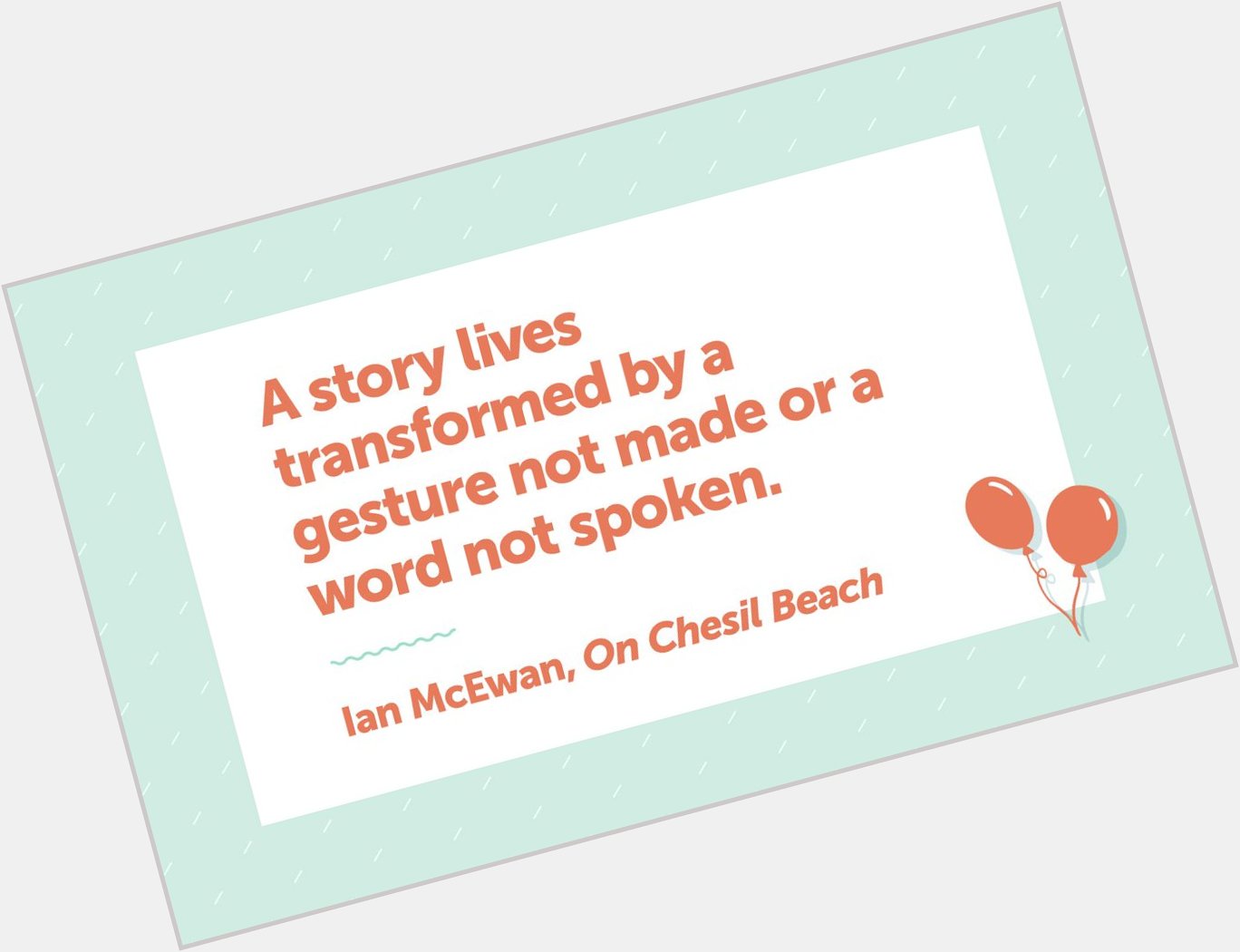 Happy Birthday Ian McEwan! Check our one of his amazing novels here!  