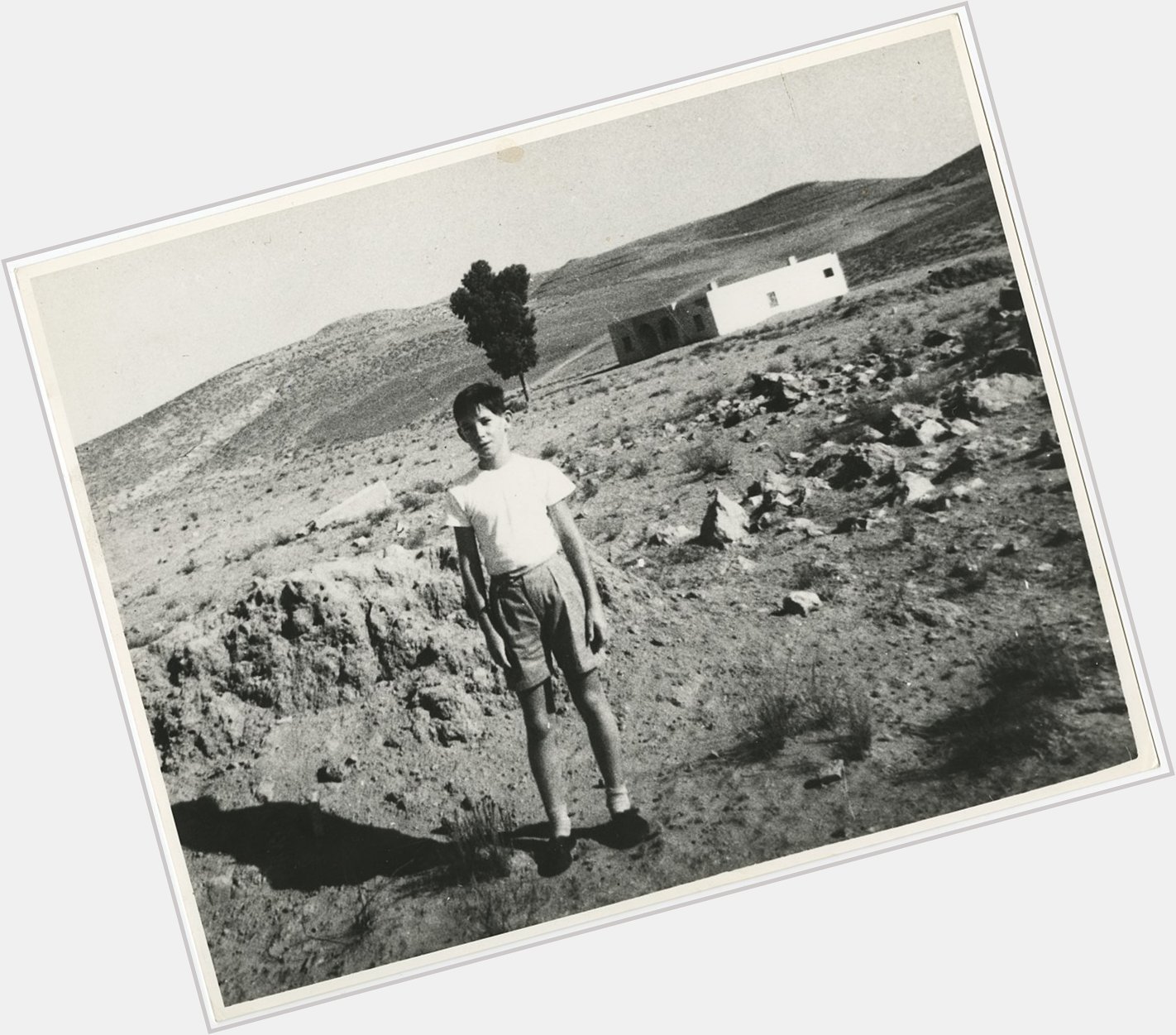 Ian McEwan as a young boy in 1956 in Libya, North Africa 
 Happy Birthday! (70 today) 