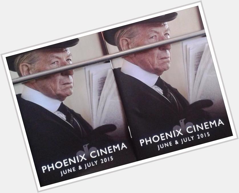 Happy 76th Birthday to Sir Ian McKellen, cover star of the new Phoenix brochure. 