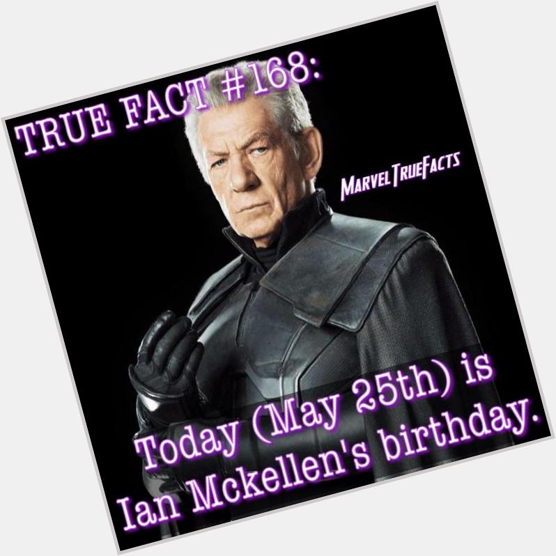 Happy Birthday Ian Mckellen!   