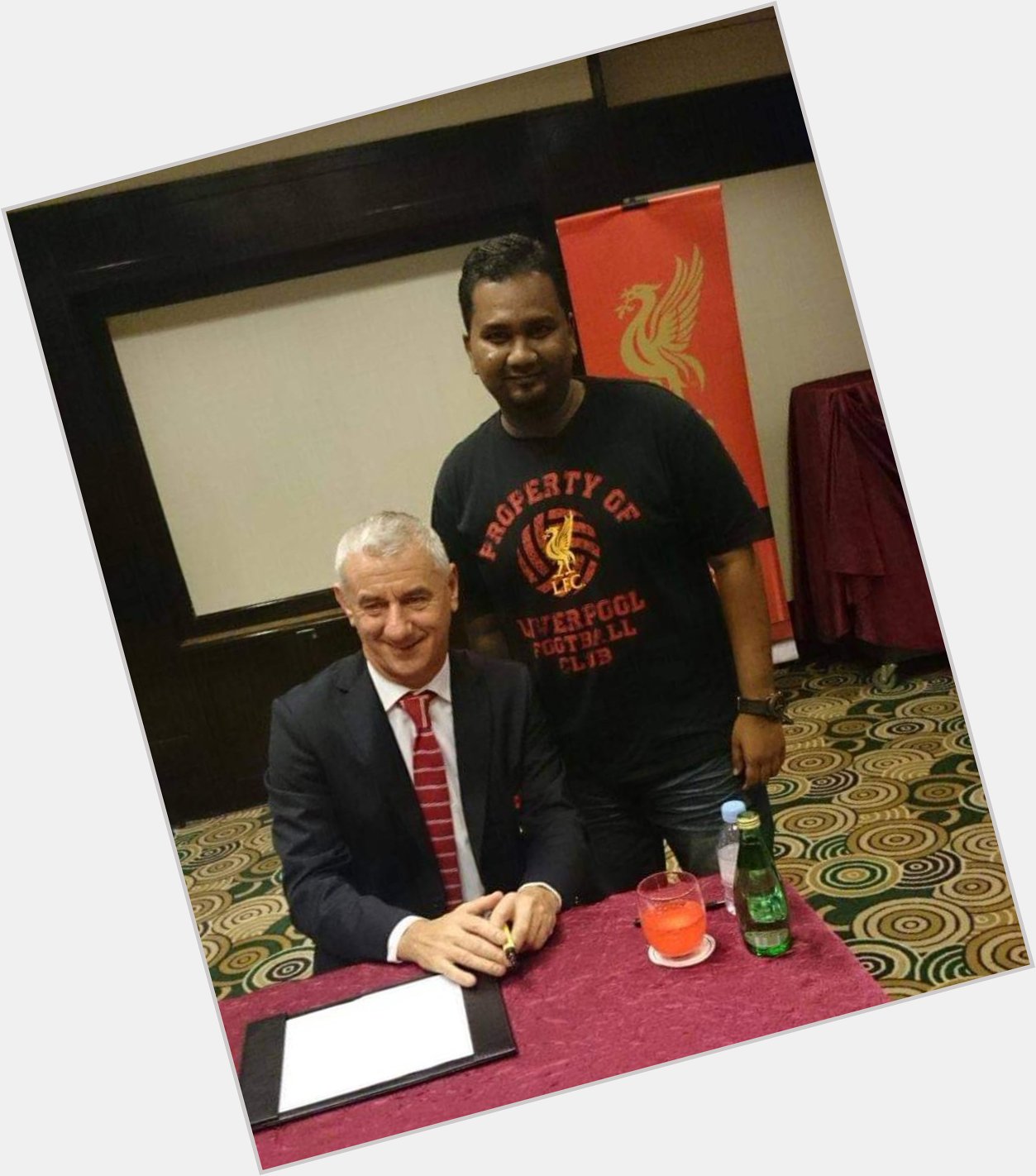   Was great to see you in Malaysia. Happy birthday    Ian Rush.. 