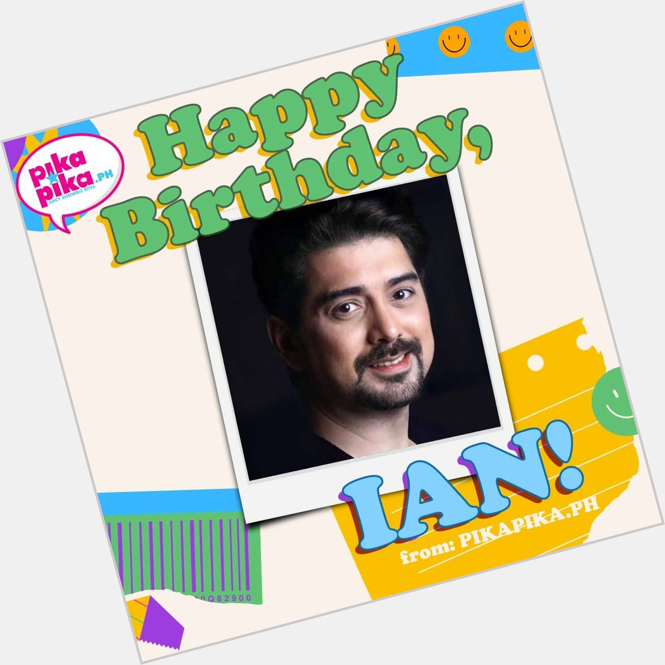 Happy birthday, Ian Veneracion! May you have a wonderful day and a great year ahead.   