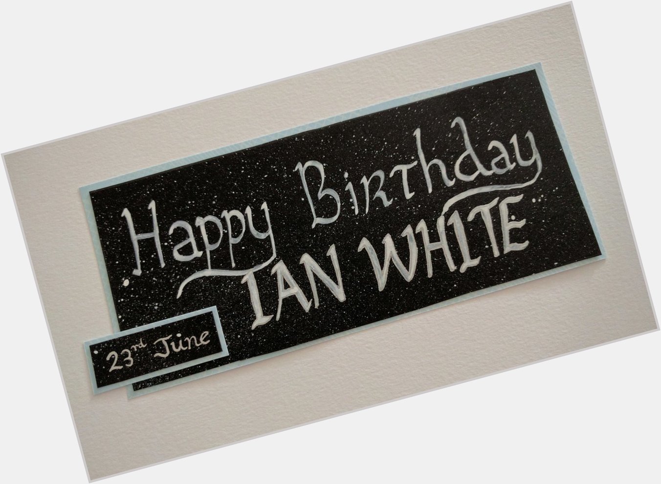 Happy Birthday to the wonderful Ian White!  