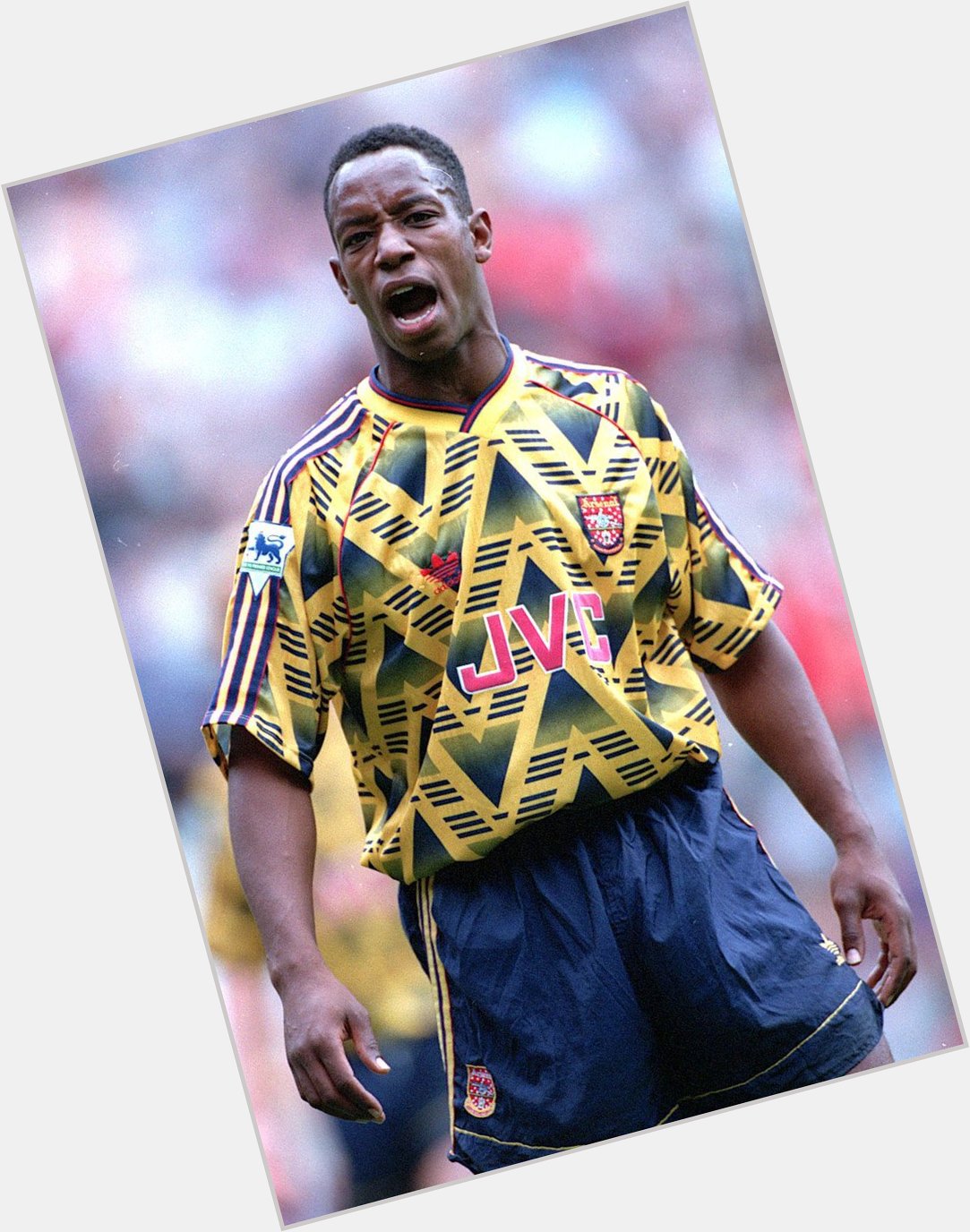 The greatest Arsenal striker ever, in the greatest Arsenal away kit ever... don\t @ us!

Happy Birthday Ian Wright 
