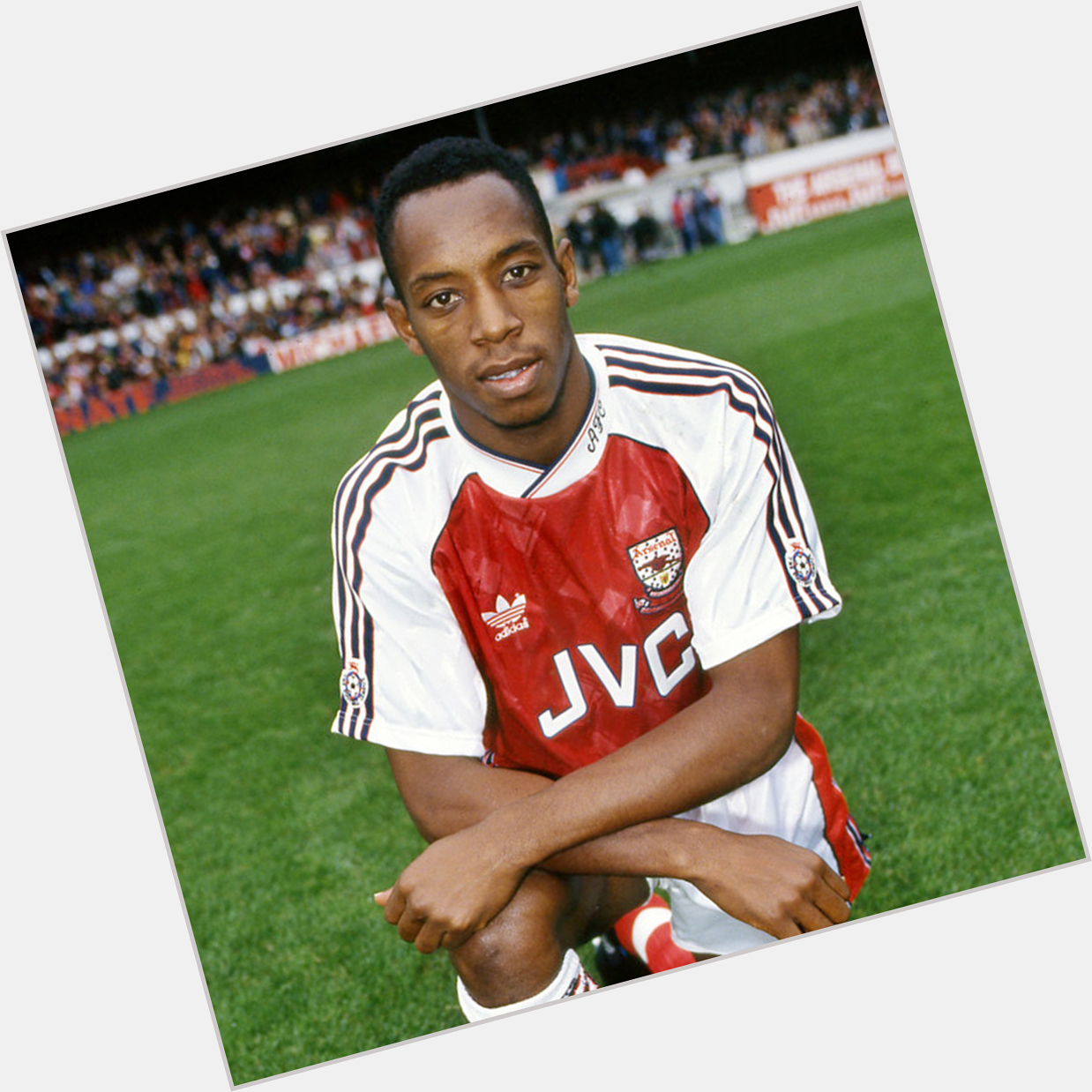 Happy Birthday Ian Wright!        Here he is in that stunning 1990-92 Arsenal Home Shirt  