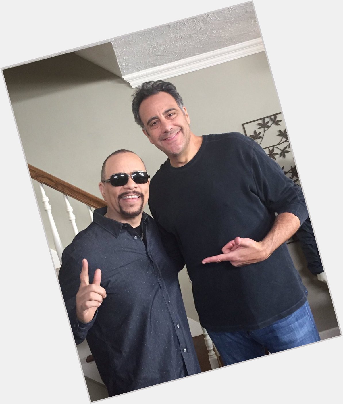 Here s two hardworking, talented, intelligent and super nice men together. Happy 60th birthday Ice T! 
