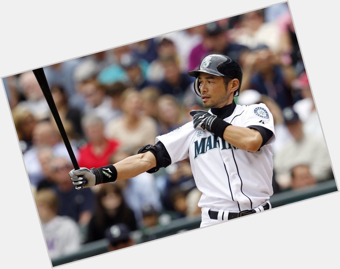 A very Happy 45th Birthday to outfielder, Ichiro Suzuki!   