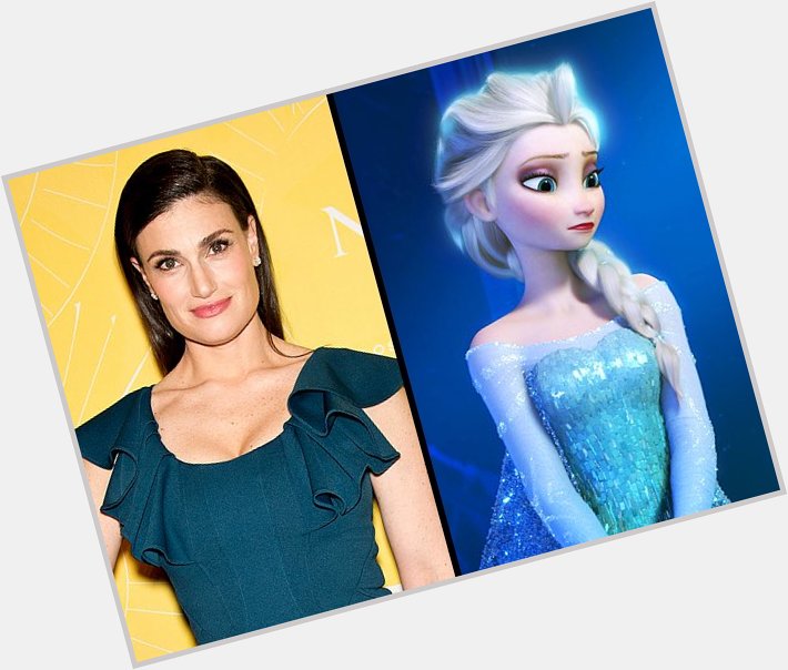 Happy 47th Birthday to Idina Menzel! The voice of Elsa in Frozen. She s also a singer. 