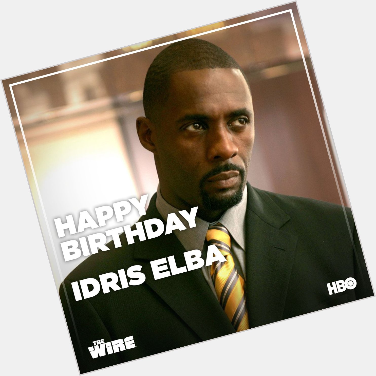 Happy Birthday to Idris Elba who gave us iconic, Stringer Bell. 