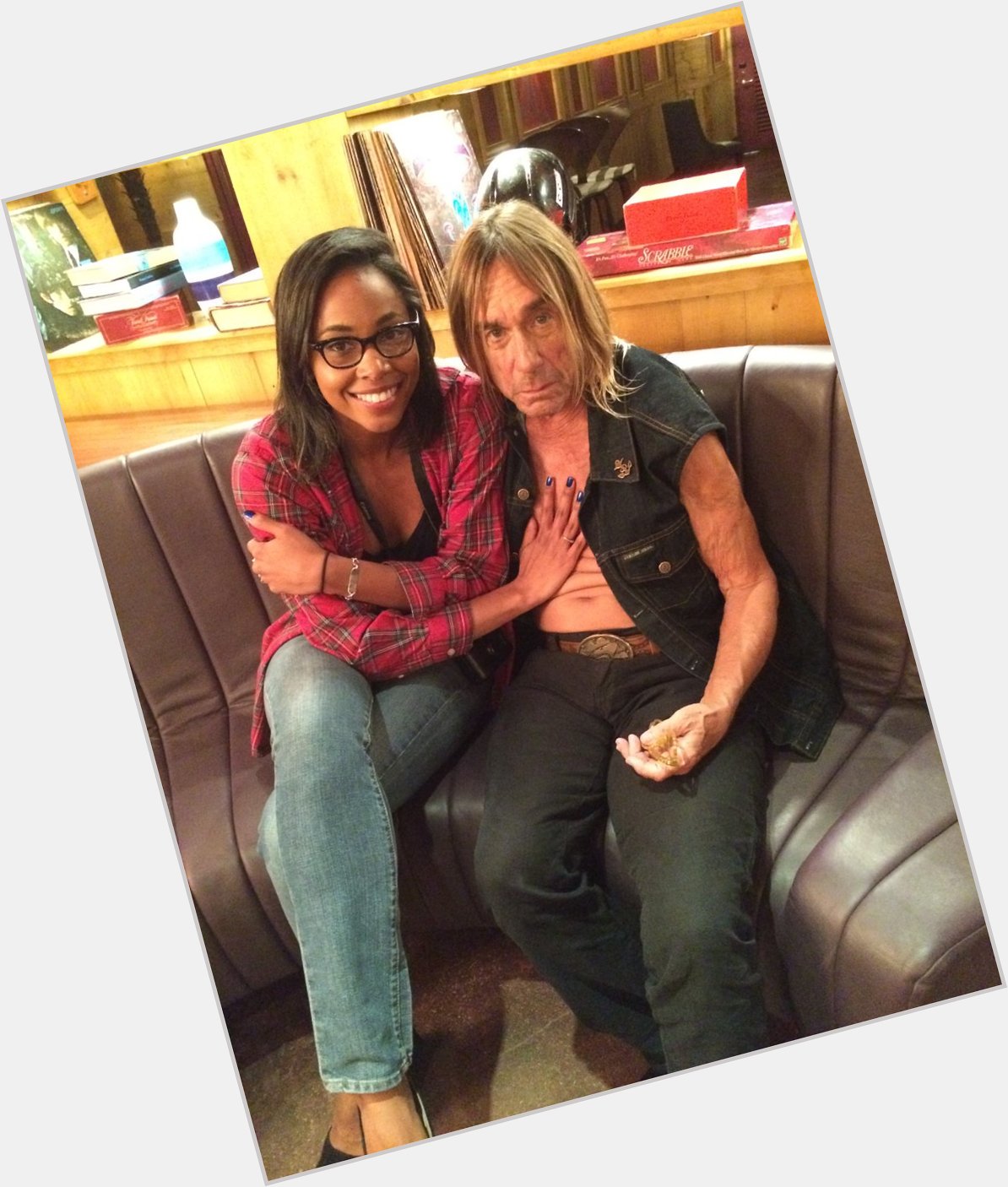 Happy birthday, Iggy Pop. I\ll always remember this moment. 