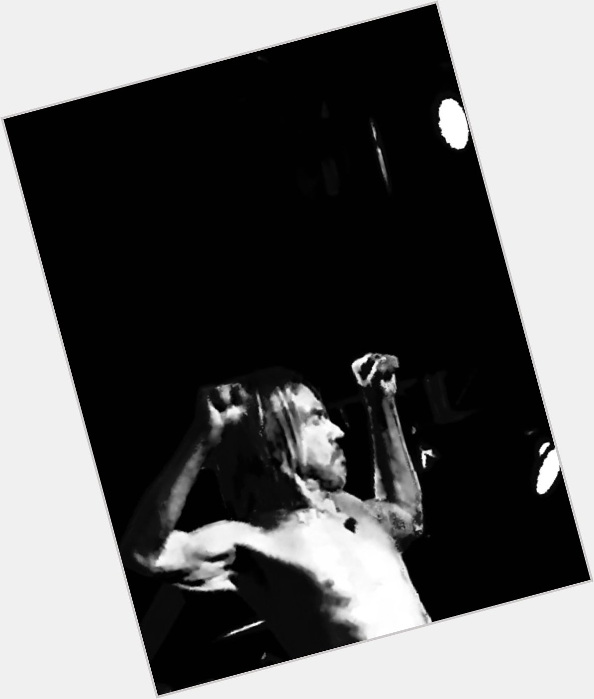 Happy Birthday Iggy Pop. 
(a pic I took at Montreaux) 