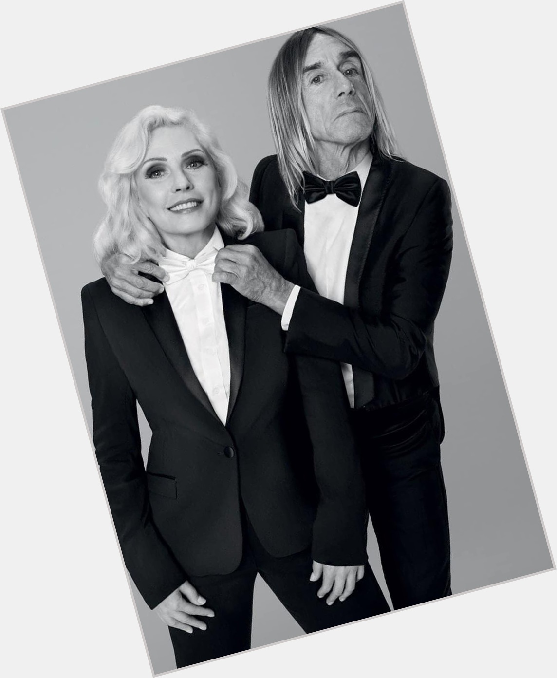 Happy 75th Birthday Iggy Pop. Seen here with Debbie Harry. Both still cool as f**k 