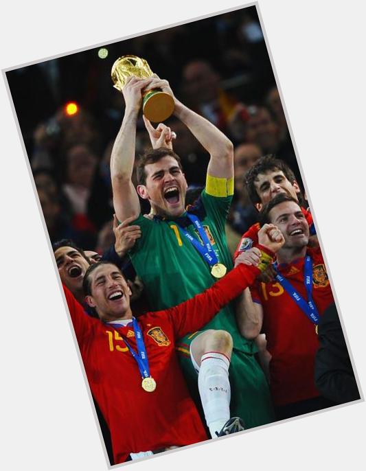 Happy 34th birthday to Real Madrid and Spain legend, Iker Casillas! 