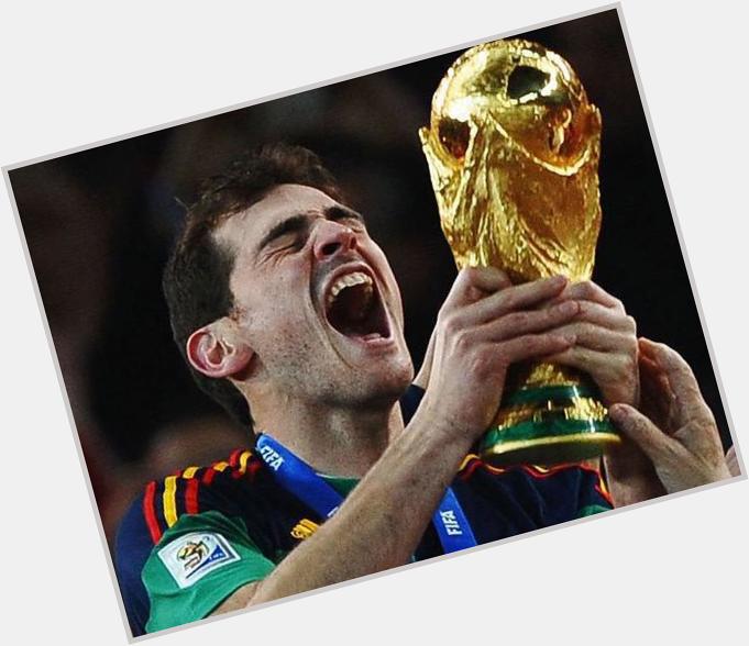 Happy 34th birthday to our legend Iker Casillas

5 x La Liga
2 x Copa del Rey
3 x UCL
2 x Euros
1 x World Cup 