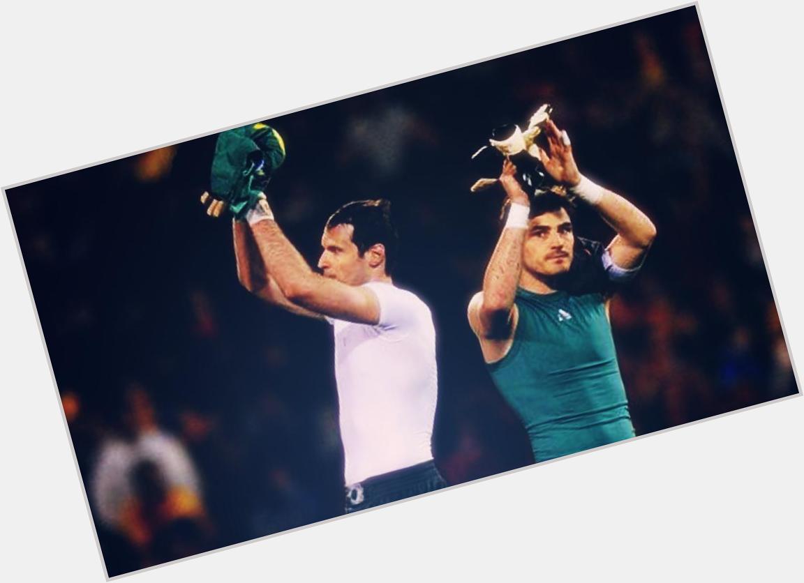 \" Happy Birthday to Iker Casillas and Petr ech! Two legendary goalkeepers :) 