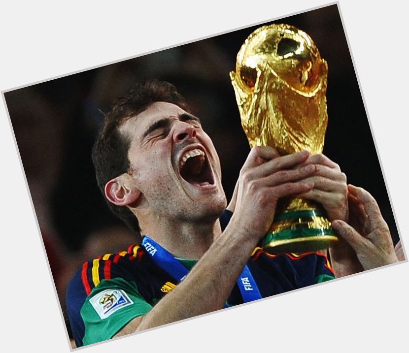 A World Cup winner turns 38 today!

Happy birthday to Iker Casillas. 