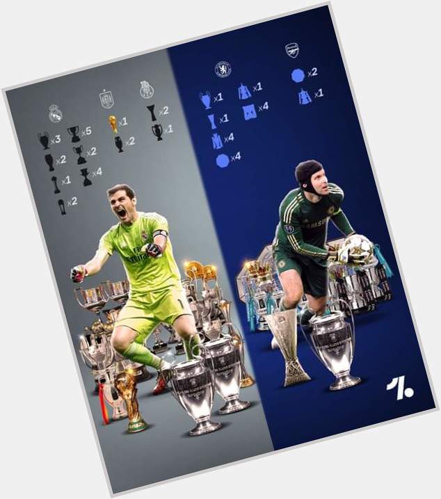 Happy birthday to Iker Casillas and Petr ech, two of the most decorated goalkeepers of all time  