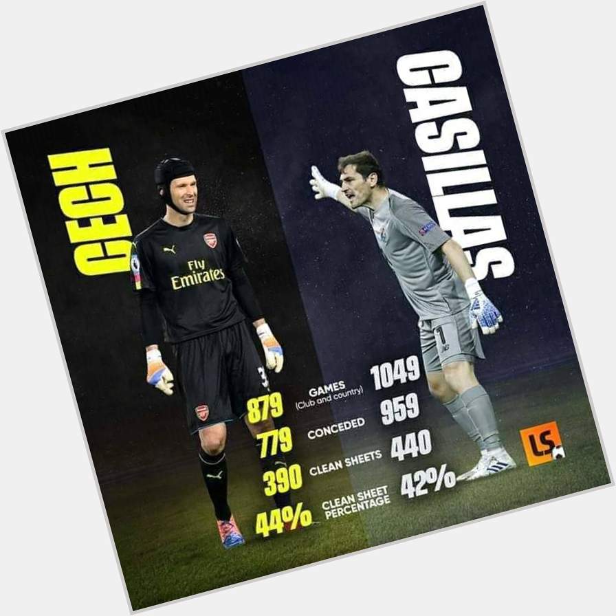Happy Birthday to these two great goalkeepers, Iker Casillas 39 and Petr ech 38. 